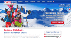 Desktop Screenshot of intersport-larosiere.com
